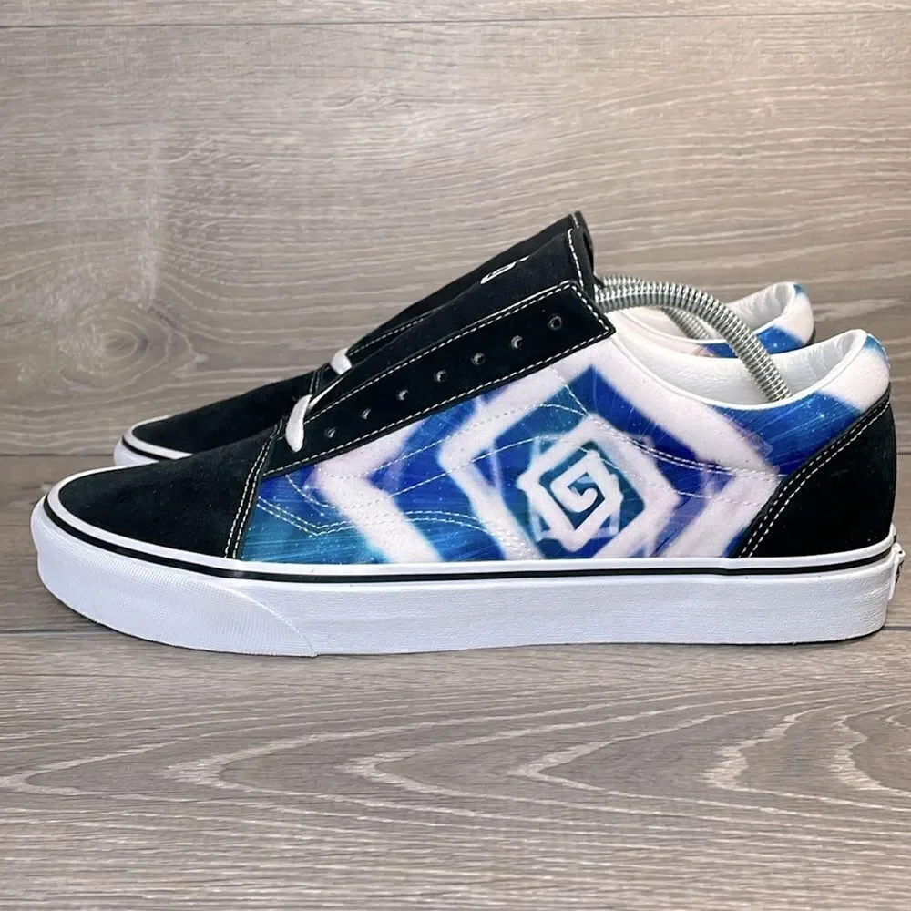 Vans Old Skool x Karl Jacob’s Dream Smp Men’s Sz 13 Black Suede Anime Sneakers